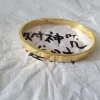 The cold and elegant face bracelet, a Korean-style exquisite color-preserving bracelet, is a simple, high-end and grand accessory Specification image